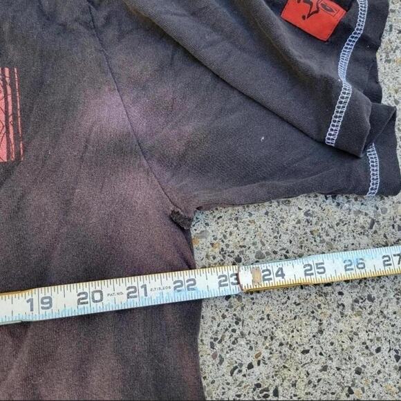 Vtg Y2k NO BOUNDARIES Non Stop Hip Hop Vinyl DJ Graphic Sunfaded Skate T Shirt L - Picture 3 of 4